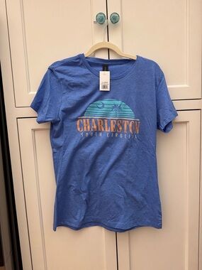 Gildan Heather Royal Blue Crewneck Tee